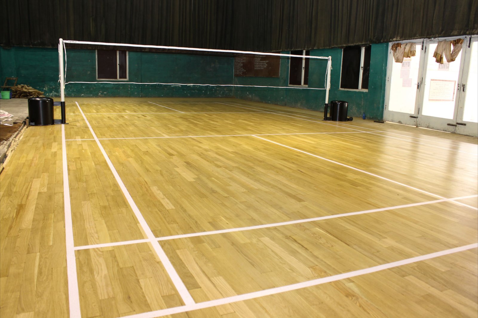 Wooden Badminton Court